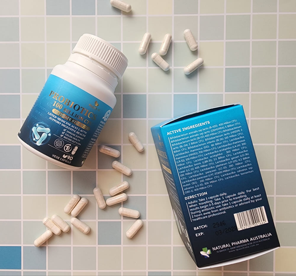호주 헬스엔 HEALTH N 프로바이오틱스 1000억균 (락토바실러스 14종 & 비피도박테리움 6종 함유) Probiotics 100 Billion CFU 90캡슐