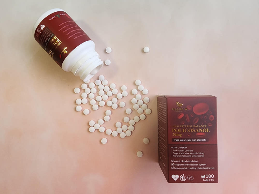 호주 헬스엔 HEALTH N 폴리코사놀 POLICOSANOL 20mg 180정(6개월분)